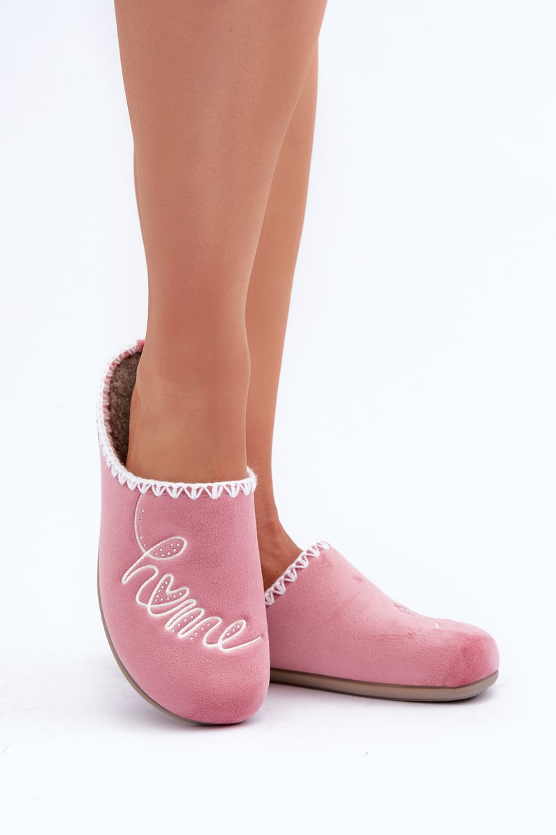 Domácí Obuv Dámské Pantofle Inblu Růžové