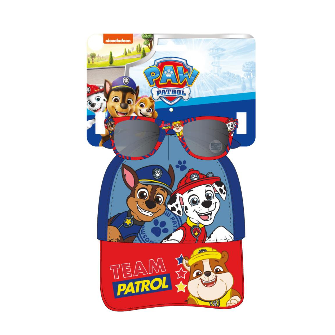 CAP SET OF SUNGLASSES PAW PATROL