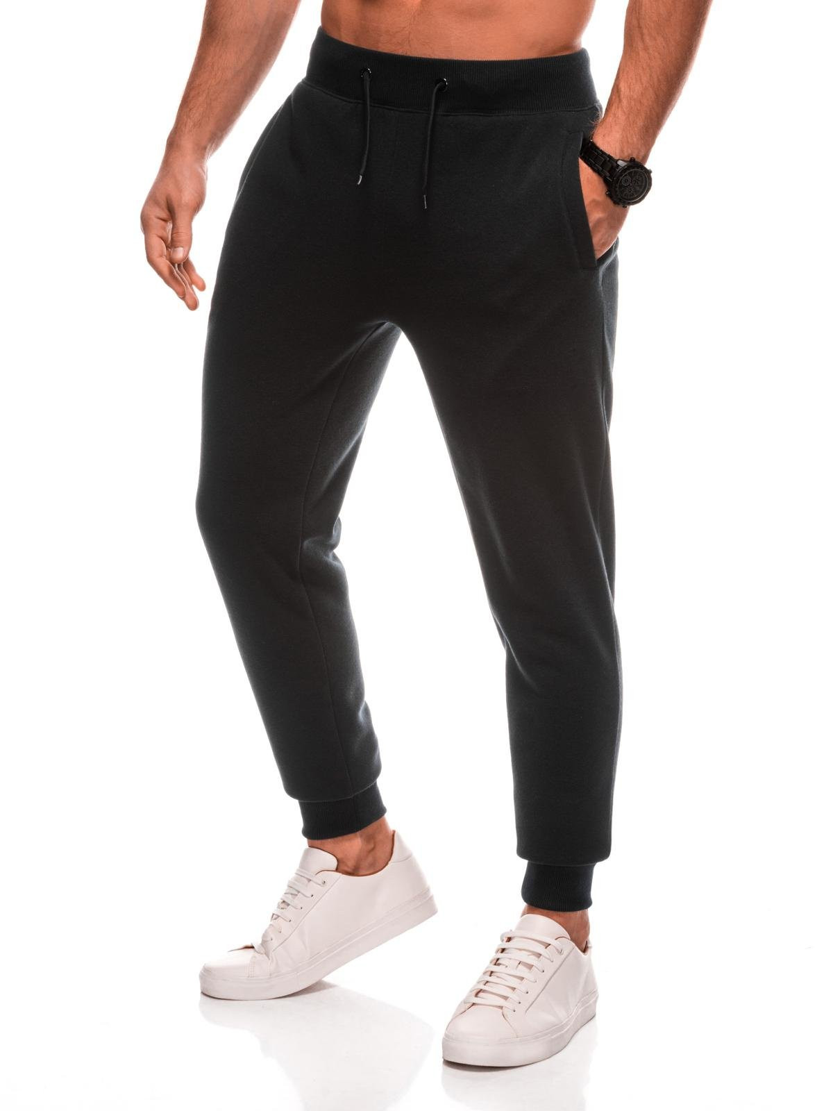Edoti BASIC men's uniform sweatpants joggers - black