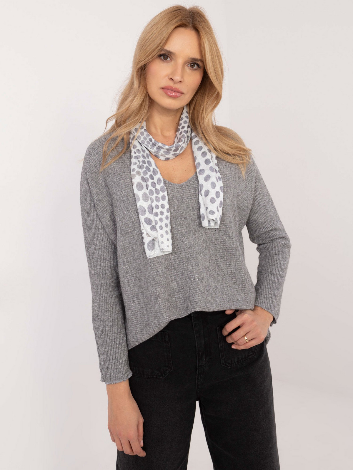 Blouse-DHJ-BZ-19226.91-gray