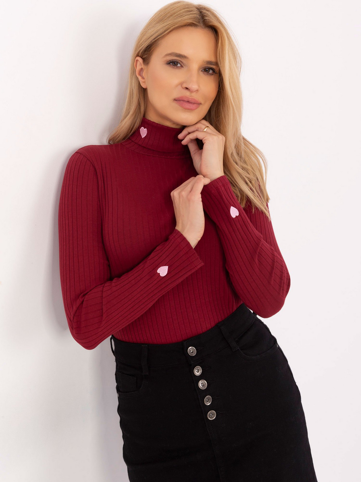 Blouse-RV-BZ-A319.06P-burgundy