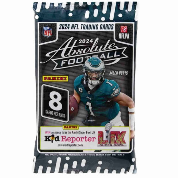 2024 Panini Absolute Football Retail Balíček - karty amerického fotbalu NFL