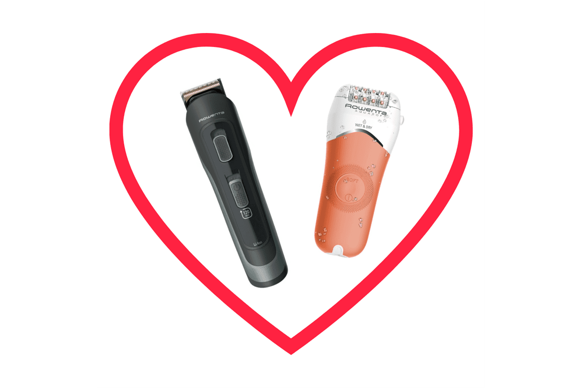 Akční set pro pár zastřihovač Rowenta Selectium 15v1 TN9444E0 a epilátor Rowenta Aquasoft EP4920F0
