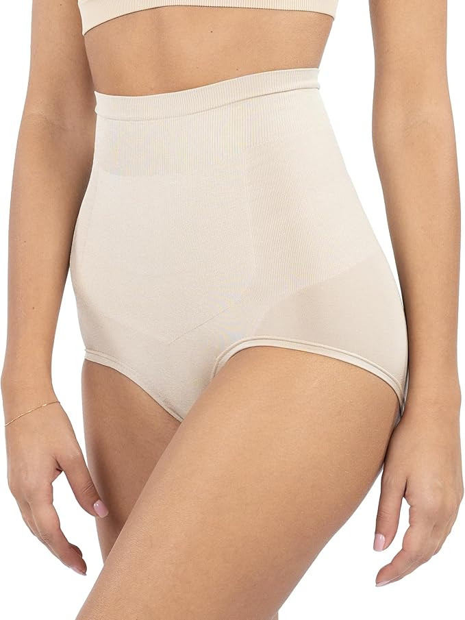 Stahovací kalhotky se zvýšeným pasem CULOTTE VITA ALTA tělová M/L modelante SENSI