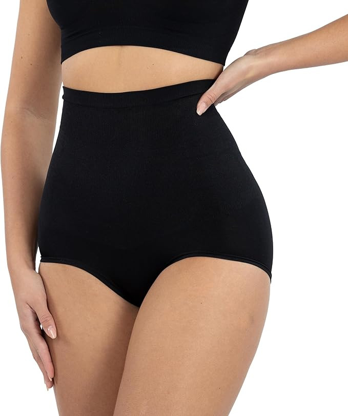 Stahovací kalhotky se zvýšeným pasem CULOTTE VITA ALTA černá L/XL modelante SENSI