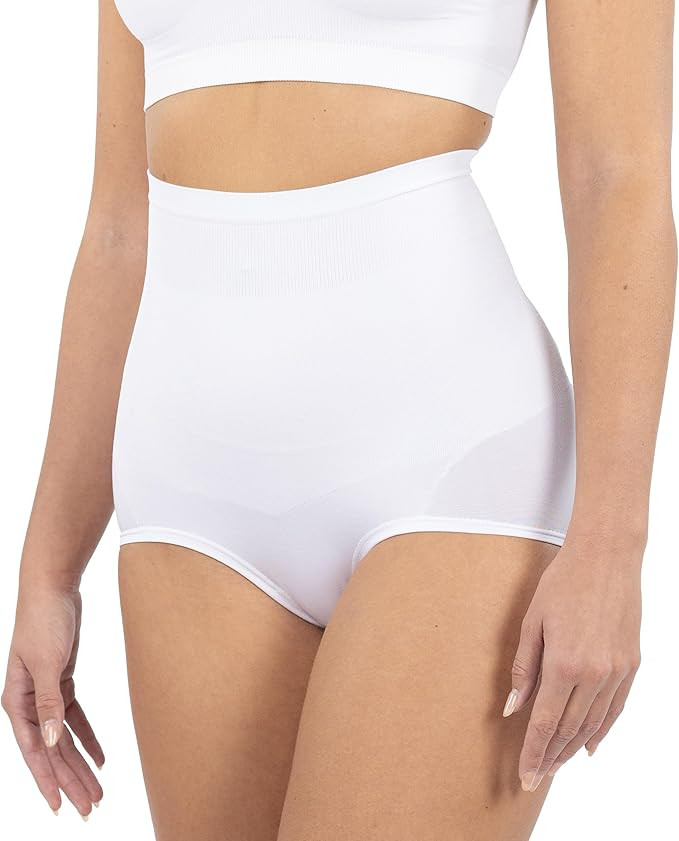 Stahovací kalhotky se zvýšeným pasem CULOTTE VITA ALTA bílá MAXI 2XL modelante SENSI