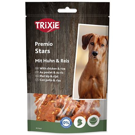 Pochoutka Trixie Premio hvězdičky s kuřetem a rýží 100g