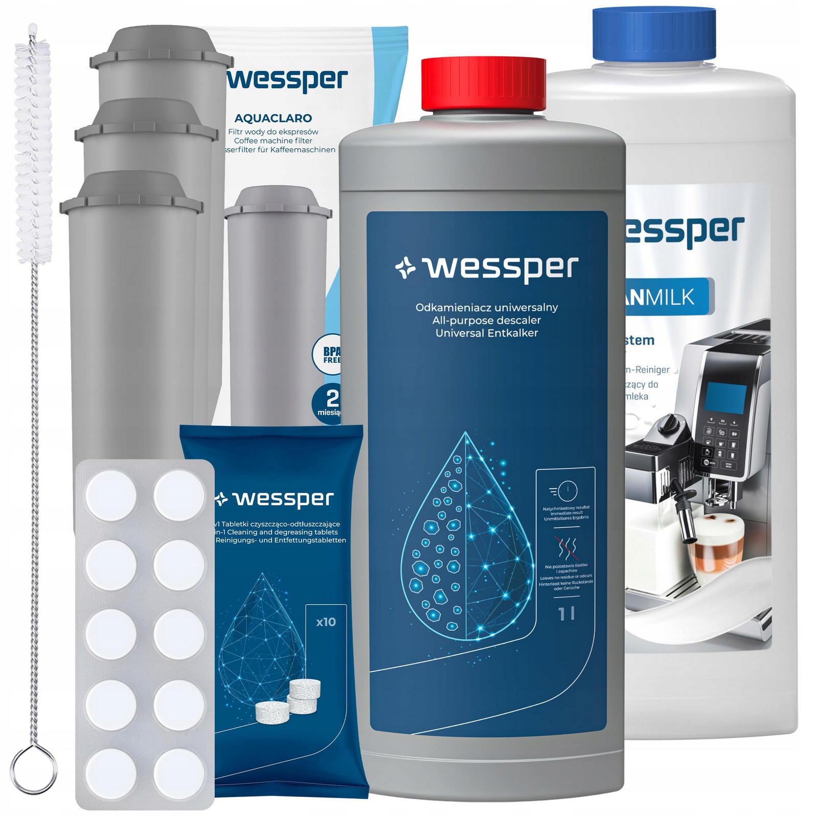 Set Wessper pro kávovar Nivona: 3x Filtr Odvápňovač Příslušenství