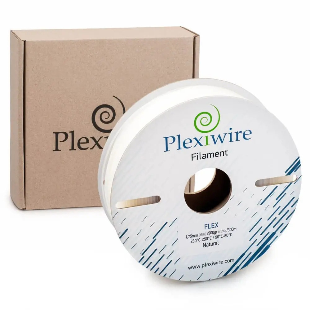 Filament Plexiwire Flex Tpu 90A Natural Přírodní 900g 300m