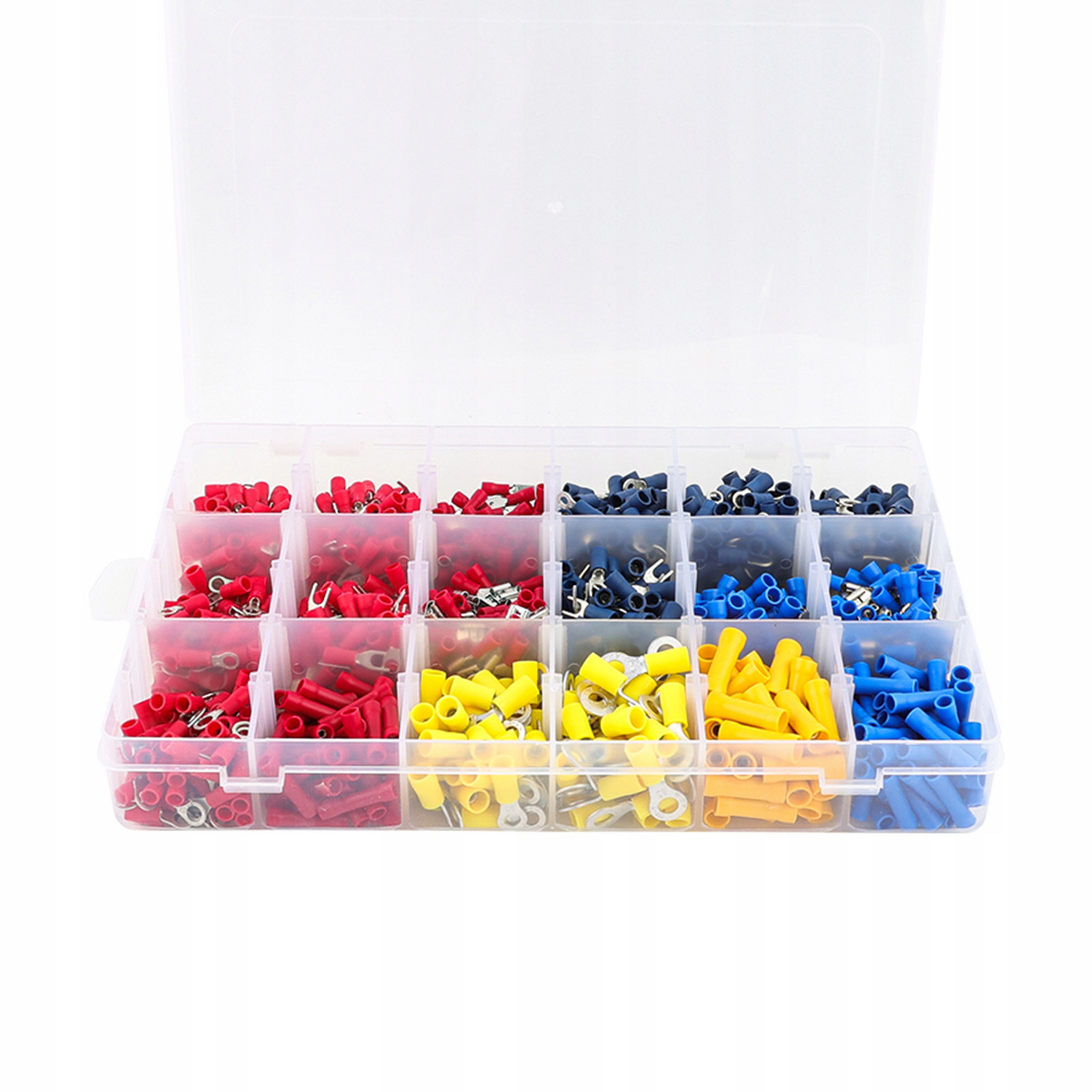1200ks Sada izolovaných konektorů vodičů s krimpovacími svorkami