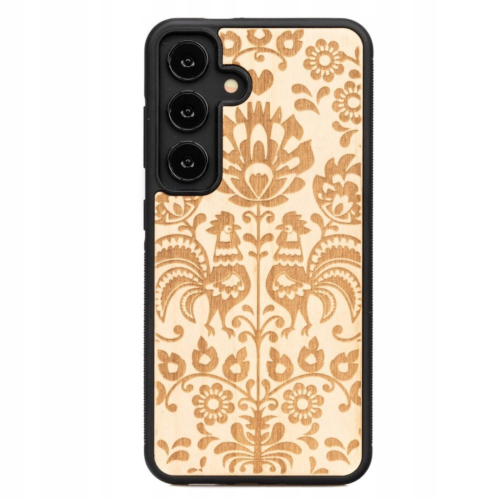 Dřevěné Pouzdro Bewood pro Samsung Galaxy S25 Polský Folk Aniegre