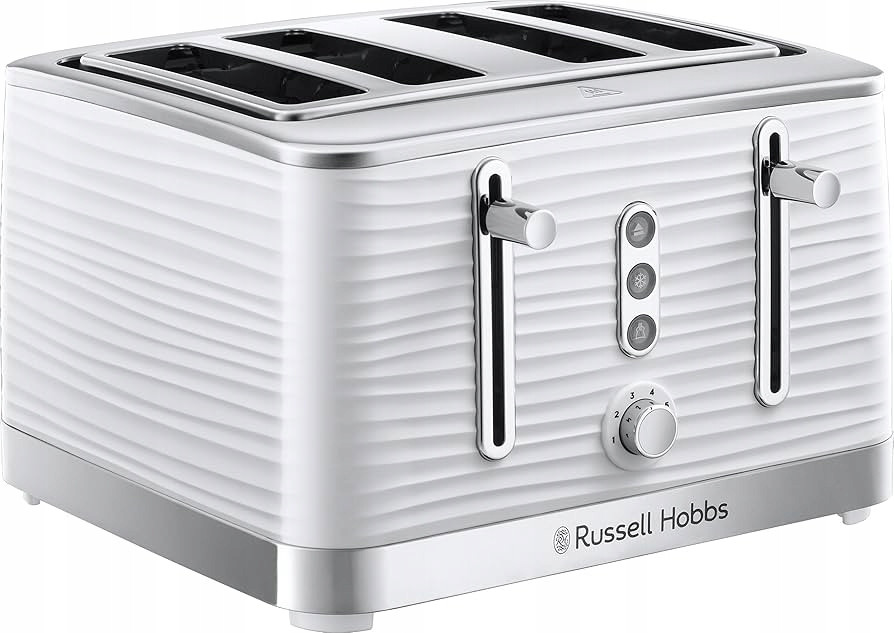 Toustovač Russell Hobbs Inspire 4 Slice Toaster bílý 900 W