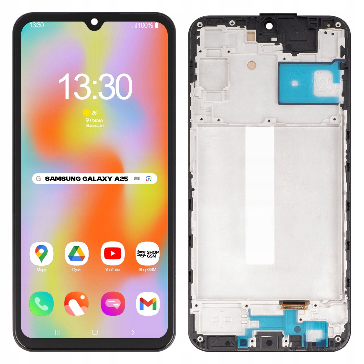Displej Digitizer pro Samsung Galaxy A25 5G A256 Incell Rámeček
