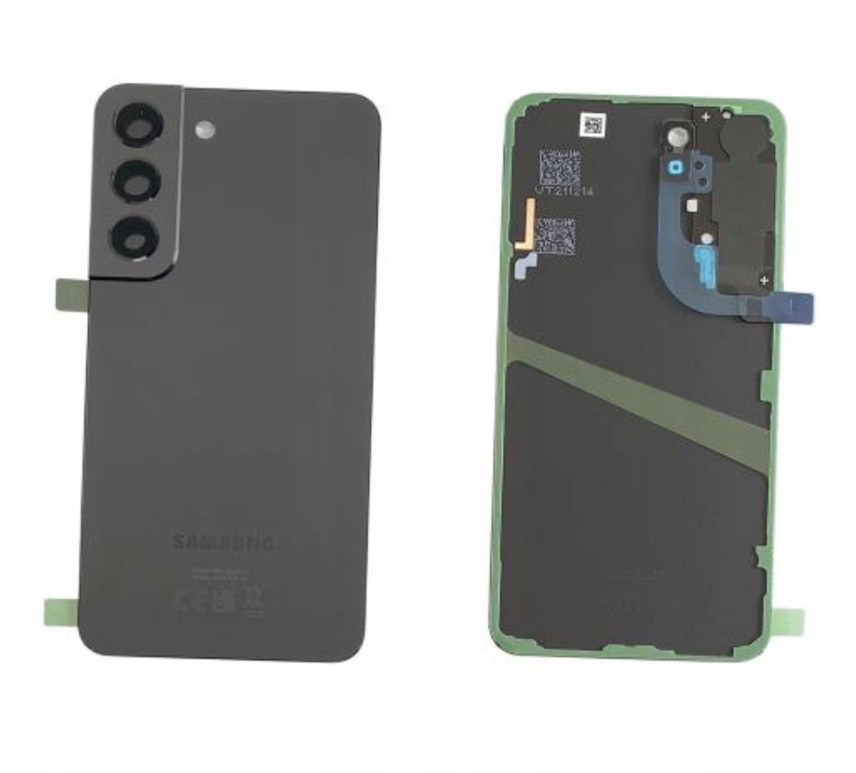 Org Originální Klapka kryt zadní kryt Samsung Galaxy S22 (SM-S901B) černý