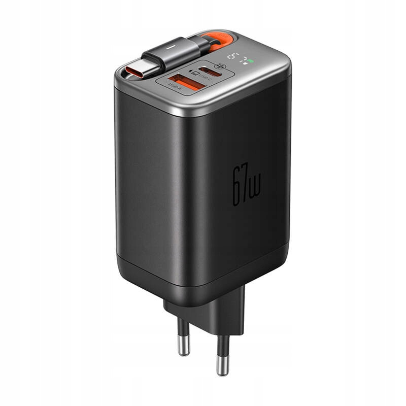 Mcdodo Rychlá síťová nabíječka 2V1 Usb-C Usb Gan 67W 3A+ Kabel 65 Cm 60W