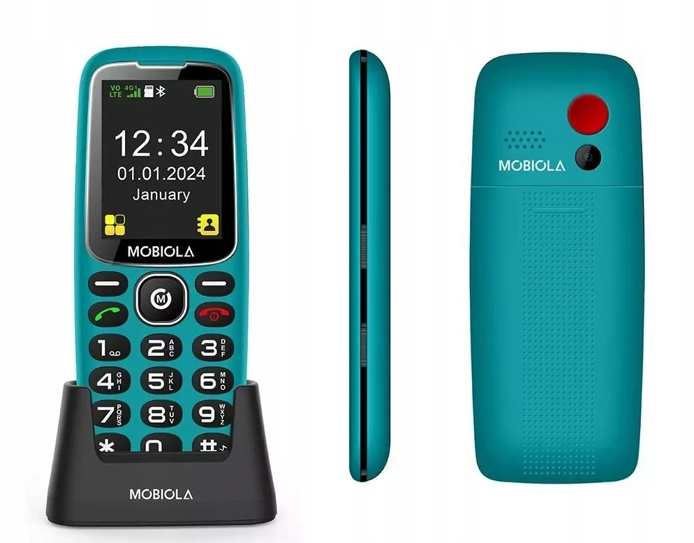 Gsm Mobilní Telefon Mobiola MB4120 4G Pro Seniora Sos