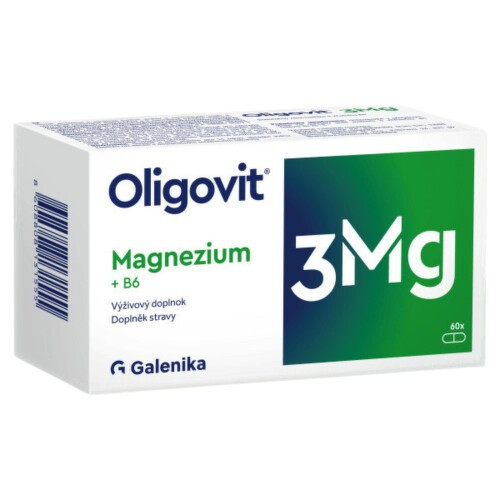 Oligovit 3Mg Magnezium+B6 60 tobolek Galenika