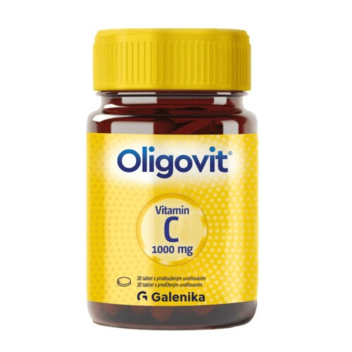 Oligovit Vitamin C 1000mg 30 tablet Galenika