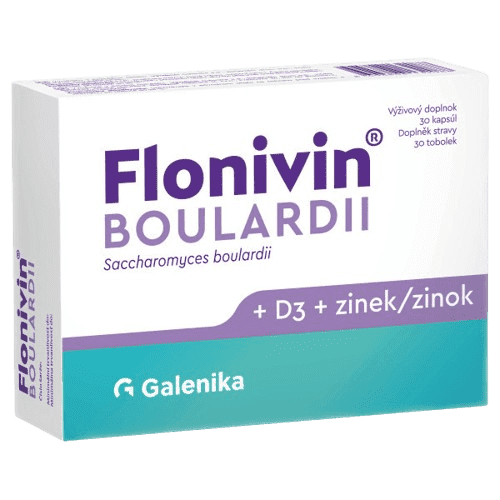 Flonivin Boulardii+D3+zinek 30 tablet Galenika