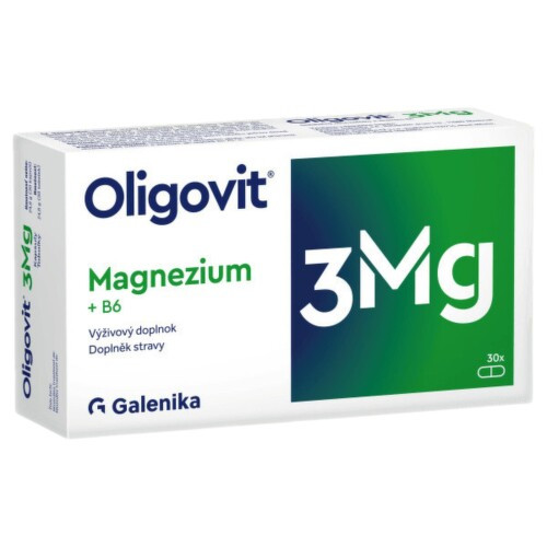 Oligovit 3 Mg Magnezium+B6 30 tobolek Galenika