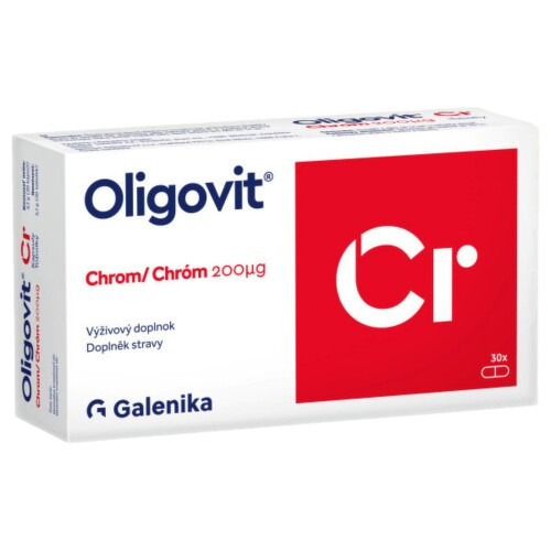 Oligovit Chrom 200mcg 30 tobolek Galenika