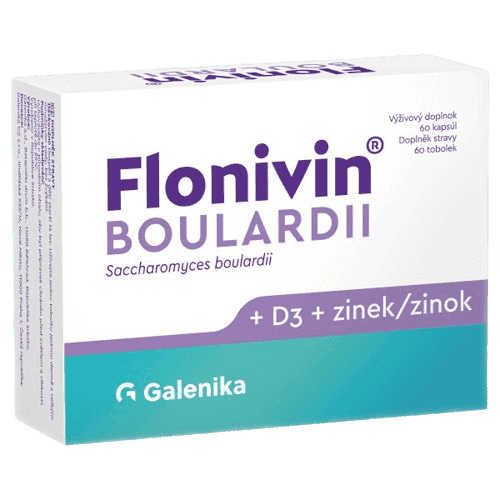 Flonivin Boulardii+D3+zinek 60 tablet Galenika