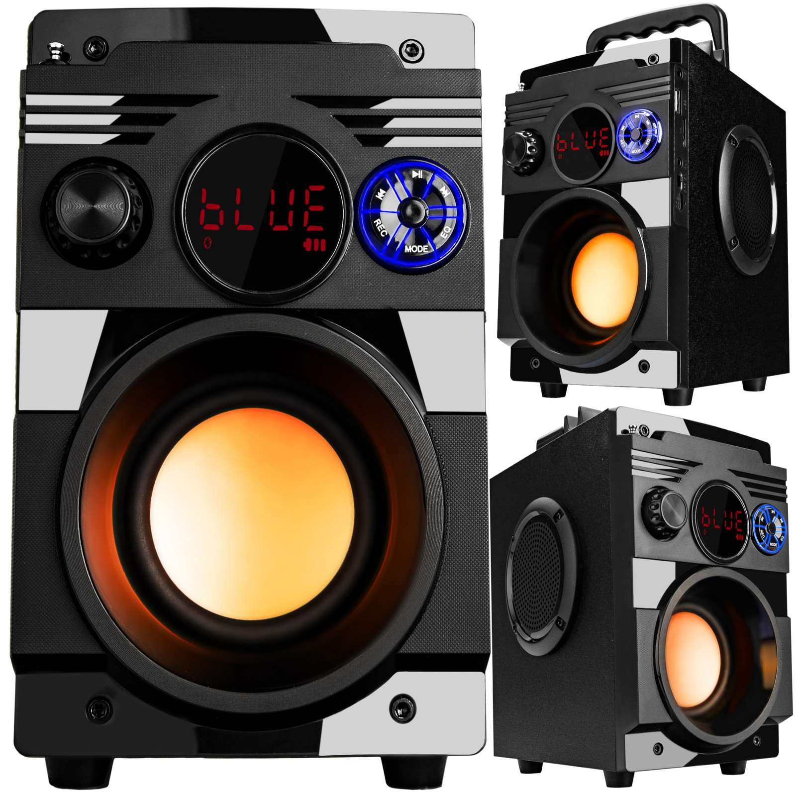 Stavební Rádio Fm Bezdrátový Reproduktor Bluetooth Bt Sloupec Věž Bazooka