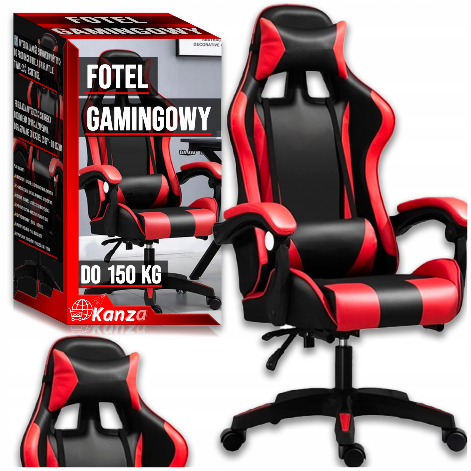 Herní křeslo Kancelářské Otočné Kelímkové Židle Psací stůl Silné do 150 kg!