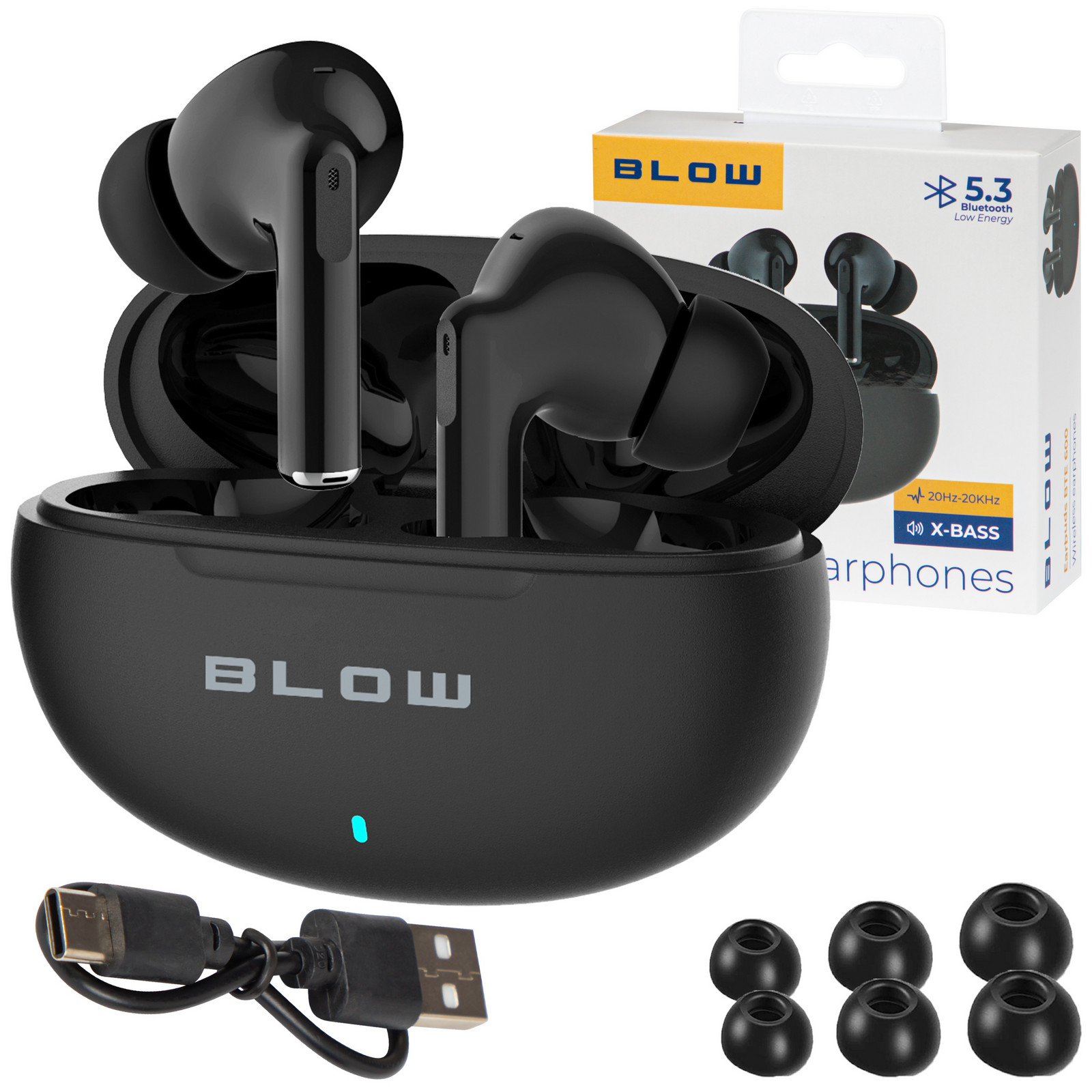 Bluetooth Bezdrátová Sluchátka Do Uší S Mikrofonem Herní Powerbanka