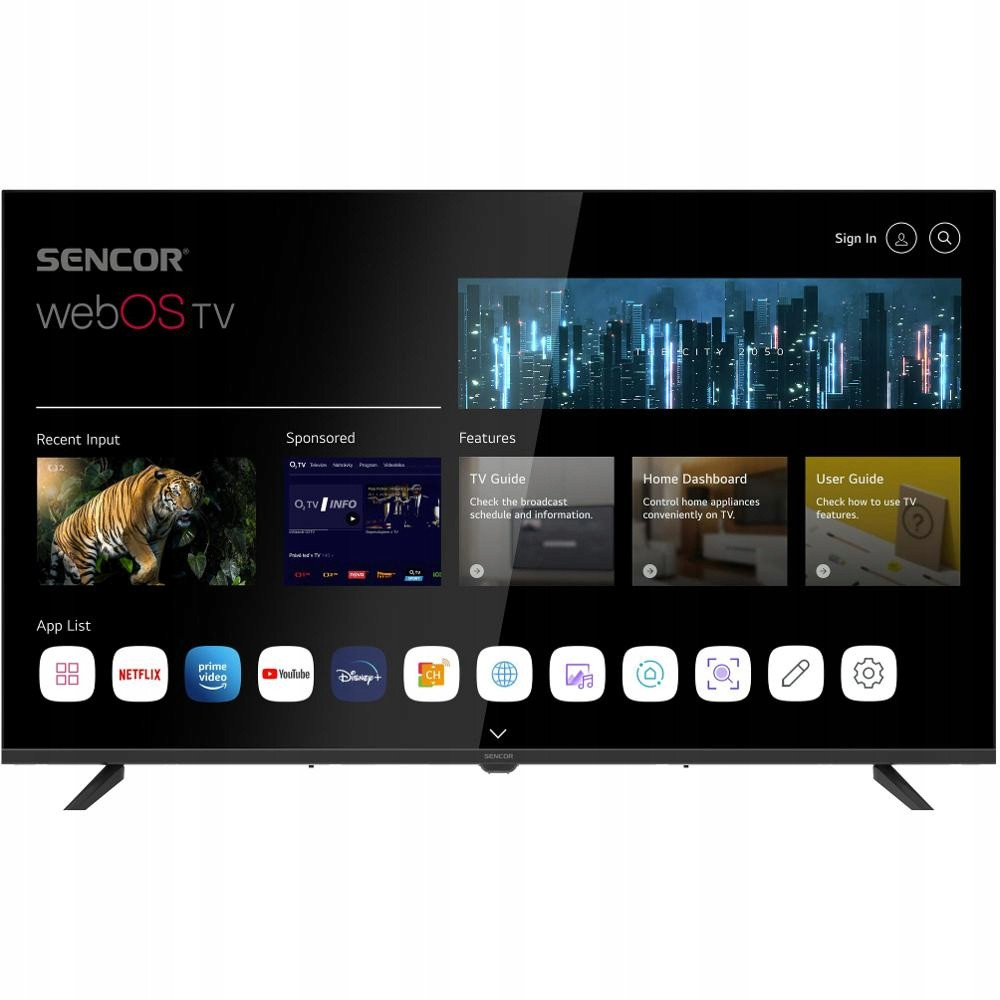 Led Smart webOS Tv Sencor Sle 40FS802TCS 40