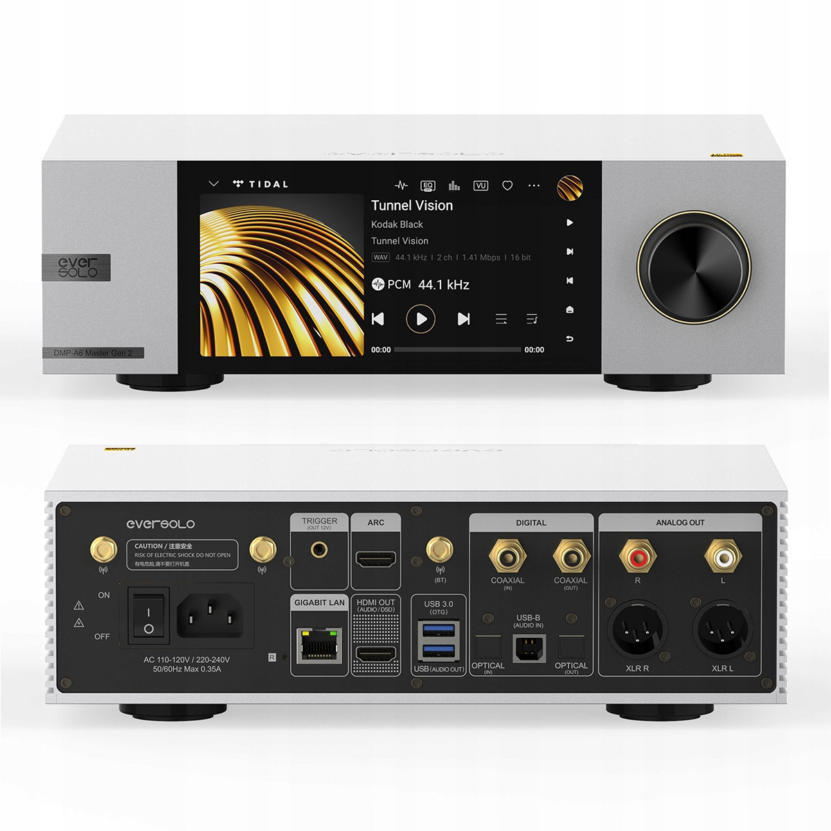 EverSolo DMP-A6 Master Edition gen2 Síťový Přehrávač Xlr Mqa Hdmi Dsd