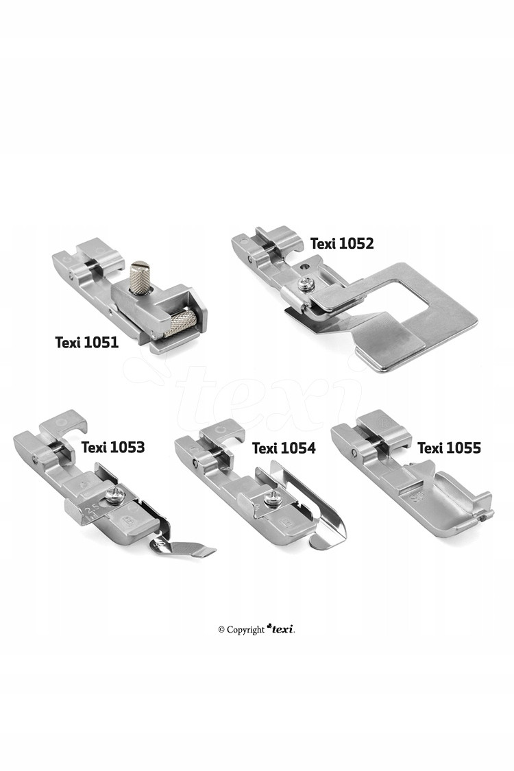Sada 5 patek pro overlock Texi 1050