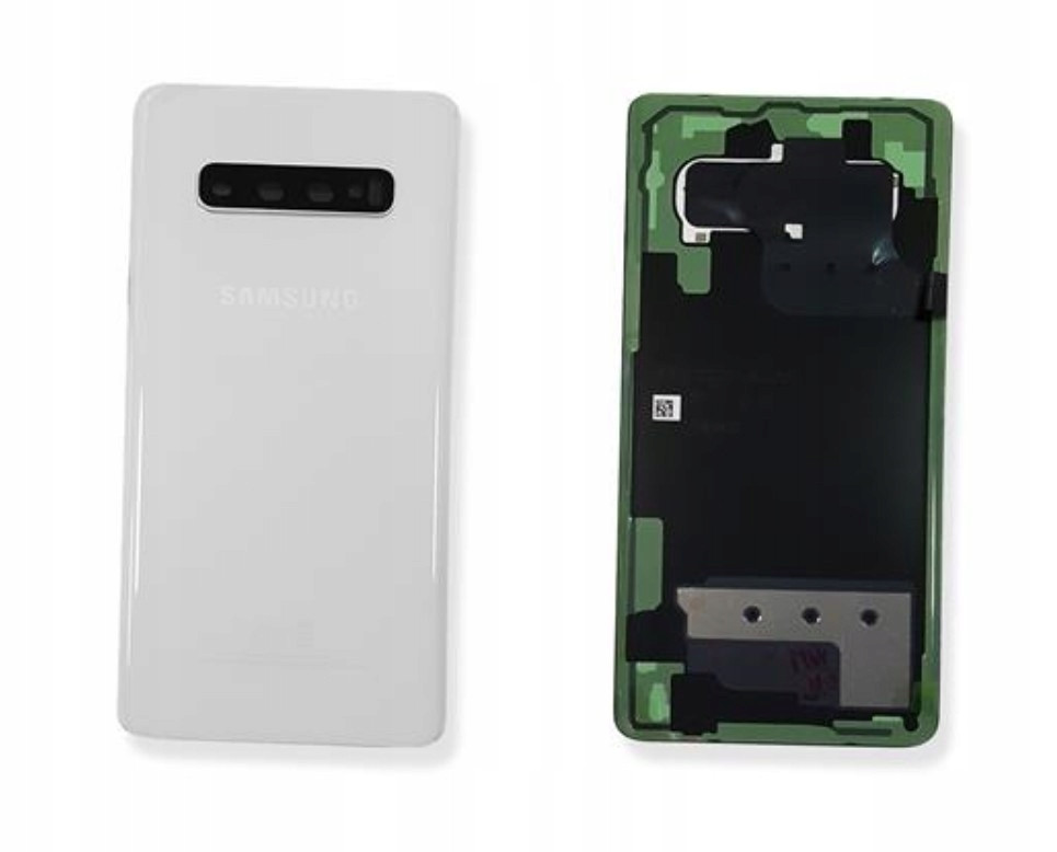 Org Originální Klapka kryt zadní kryt pro Samsung Galaxy S10+ SM-G975F bílá