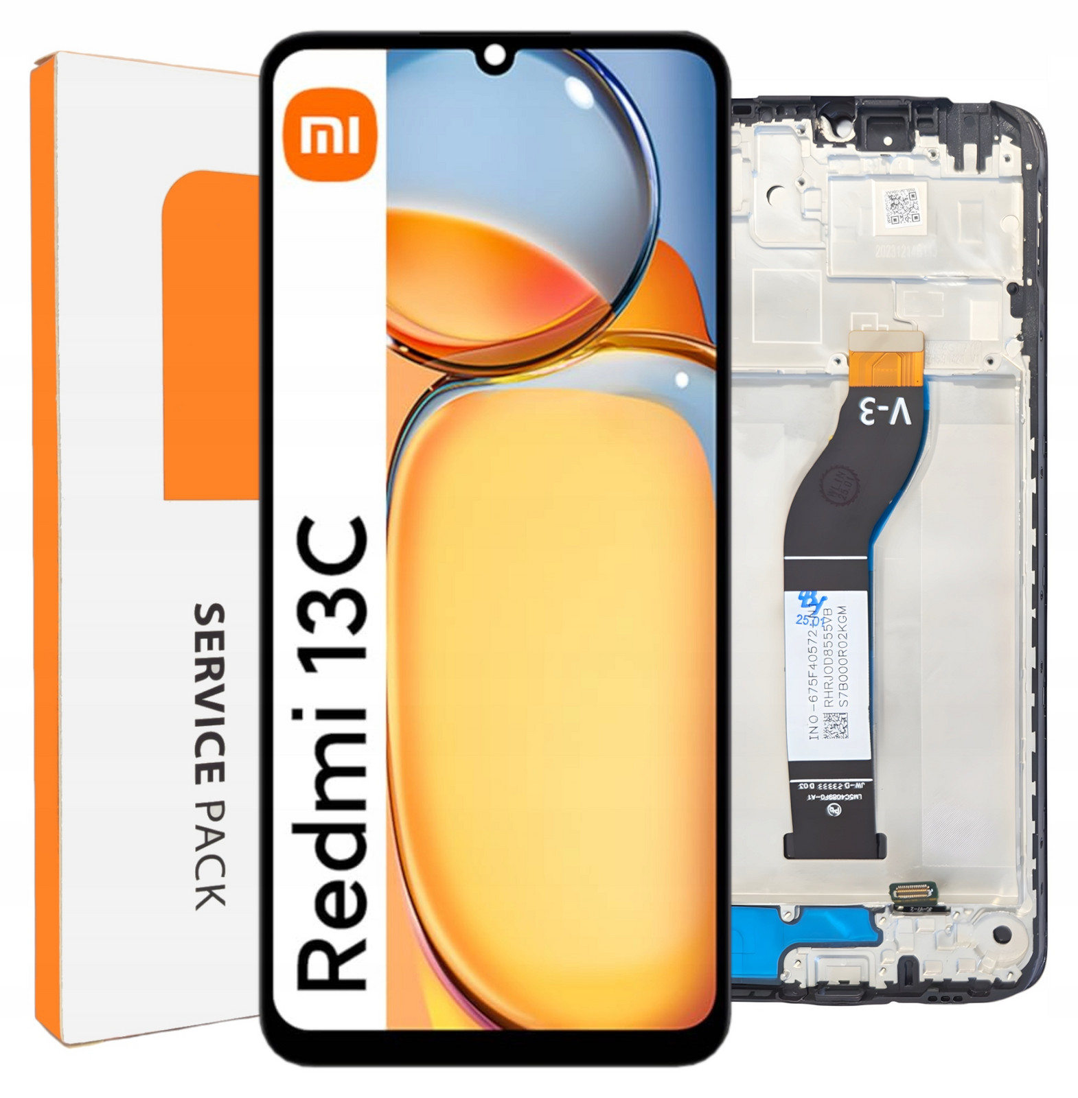 Originál LCD Displej Rychlý Dotyk Pro Xiaomi Redmi 13C 4G Rámeček