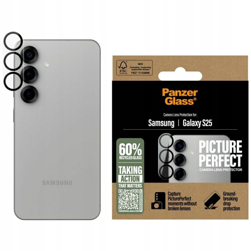 Tvrzené sklo na objektiv PanzerGlass Protector pro S25