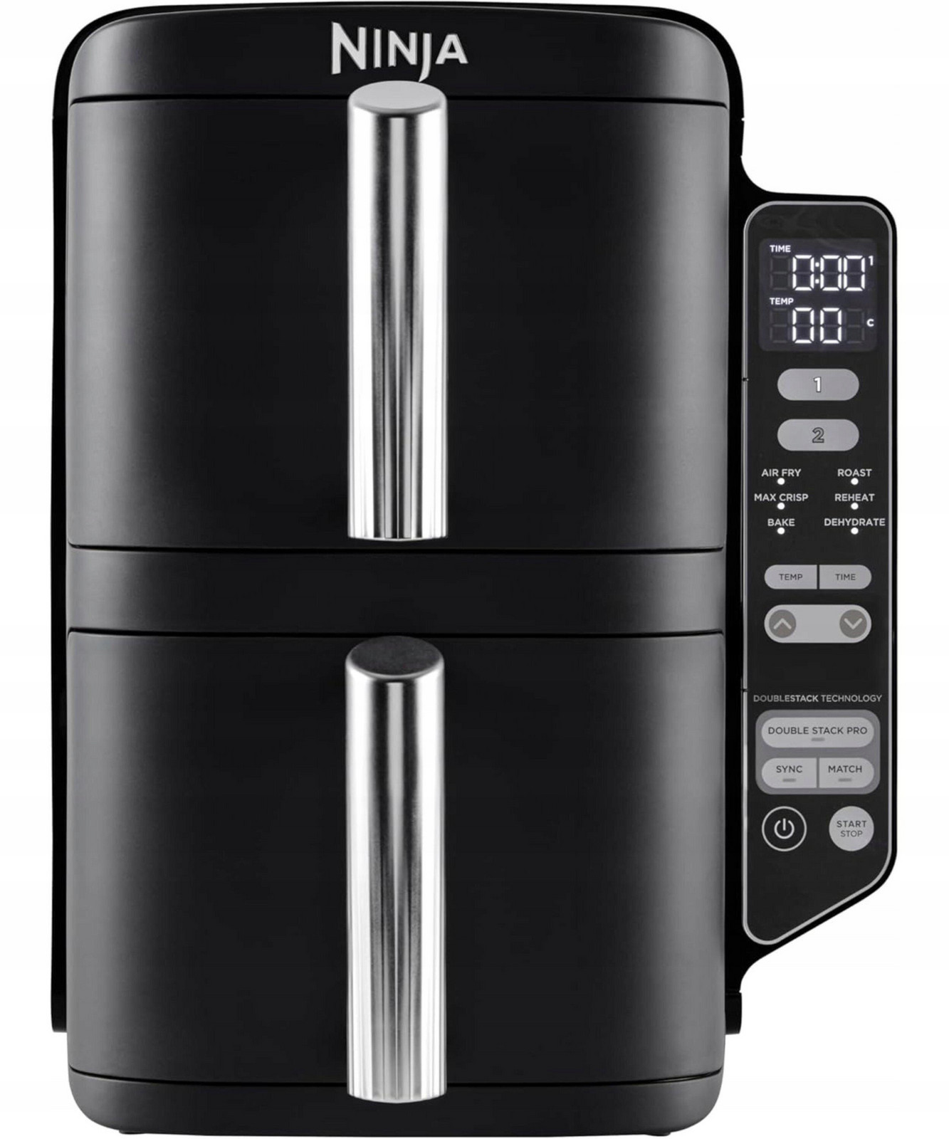 Fritéza bez tuku Ninja 2470 W 7,6 l Černá