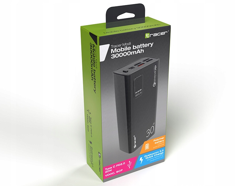 Powerbank Tracer Modi 30000MAH QC3.0 Pd Spc