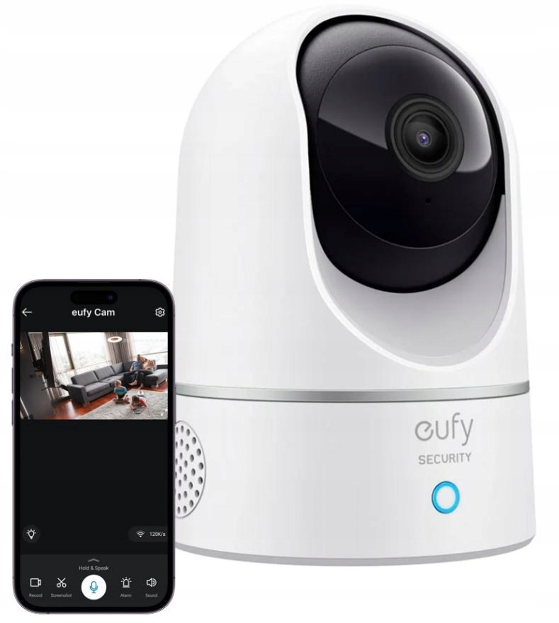 WiFi kamera Otočná Ip Eufy Indoor Cam 2 Mpx Chytrá E220