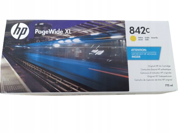 Inkoust Hp 842C Yellow PageWide 8000