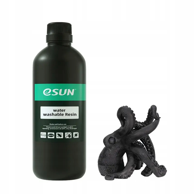 eSun pryskyřice Water Washable Resin černá 500g