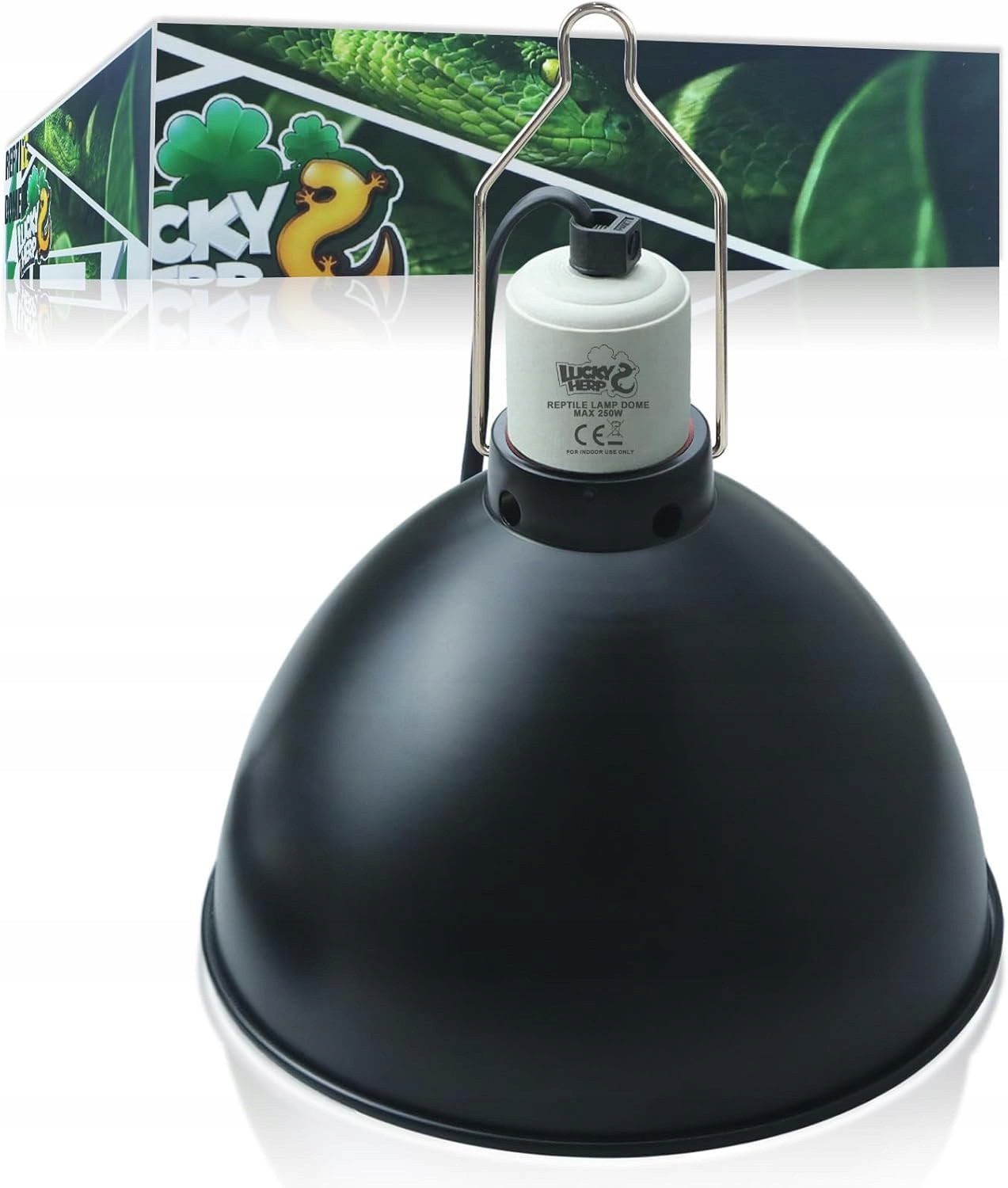 Lampa do terária reflektorová 20,5cm hliník 250W