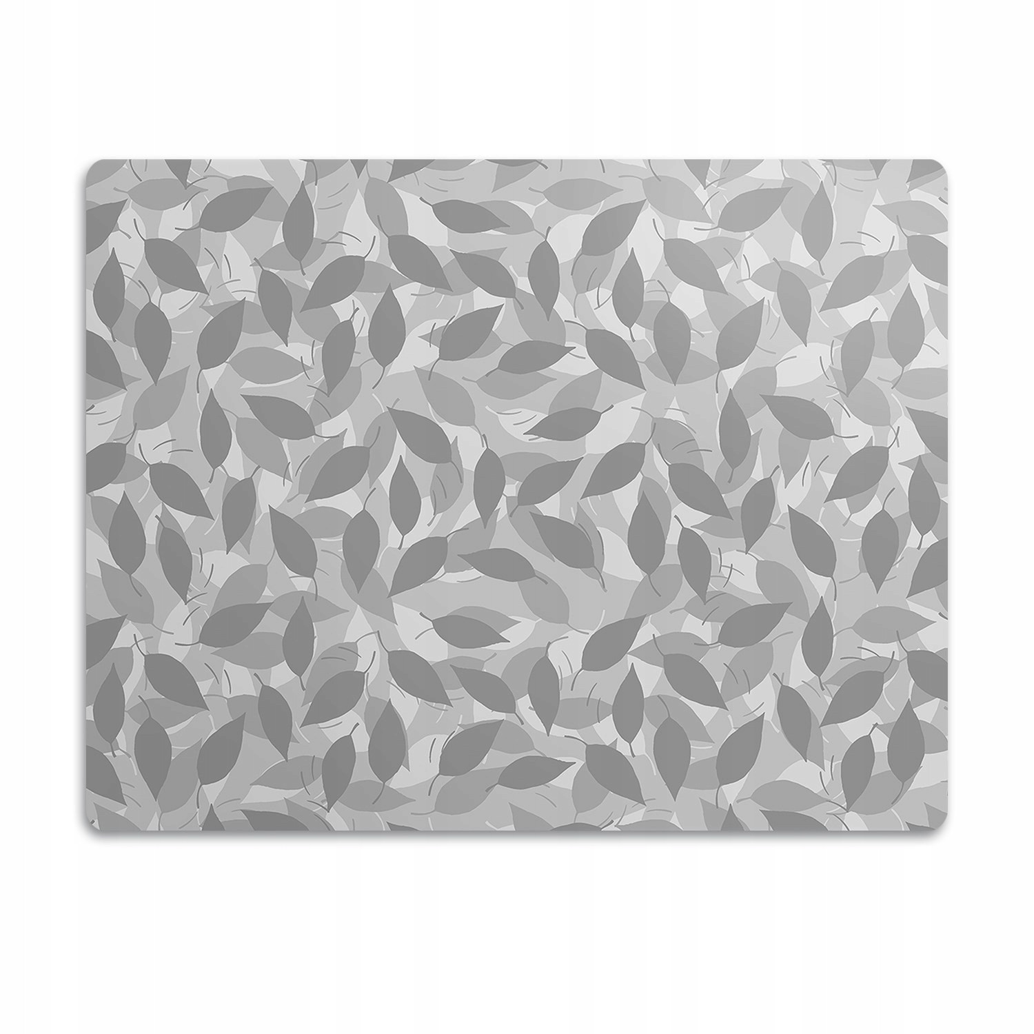 Voděodolná podložka pod misku Šedé listy 60x40 cm