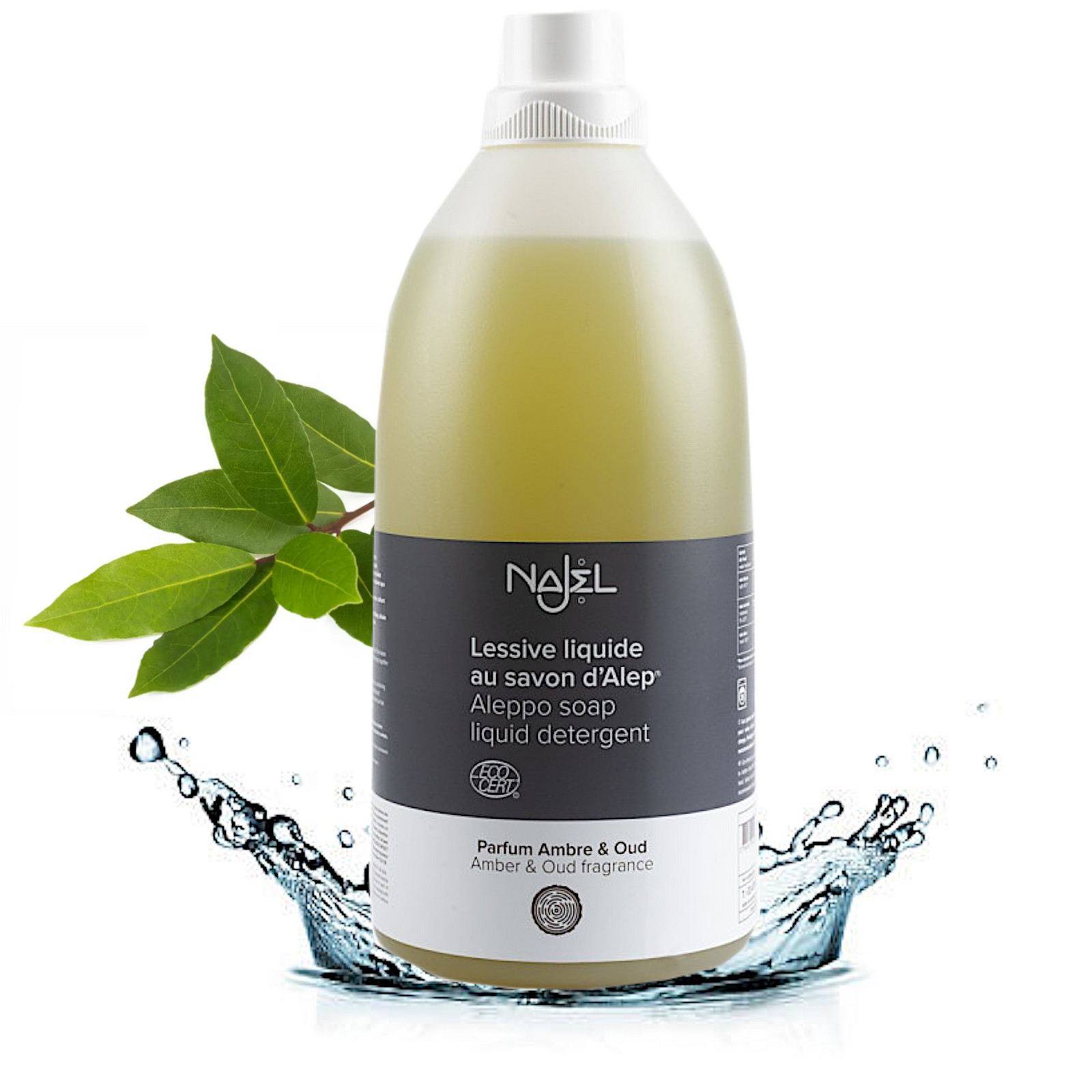 Jantar a oud tekutý prací prostředek Najel Přírodní 2 Litry s olivovým olejem