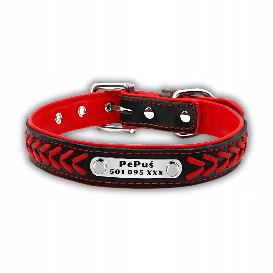 Obojek pro psa S Gravírováním Jméno a Telefonní Číslo
