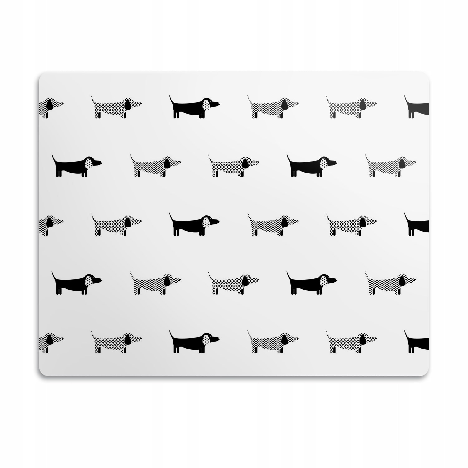 Ochranná podložka pod misky pro psa Psi jezevčíci 60x40