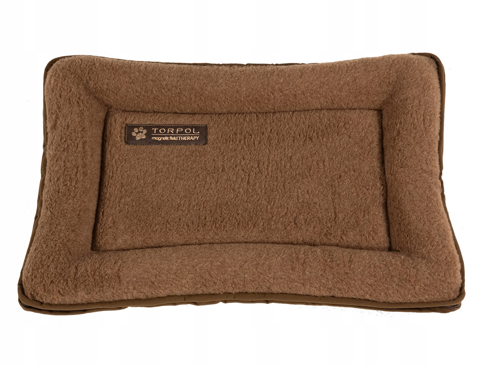 Torpol pelíšek ortopedický pro psa hnědý 65 cm x 47 cm