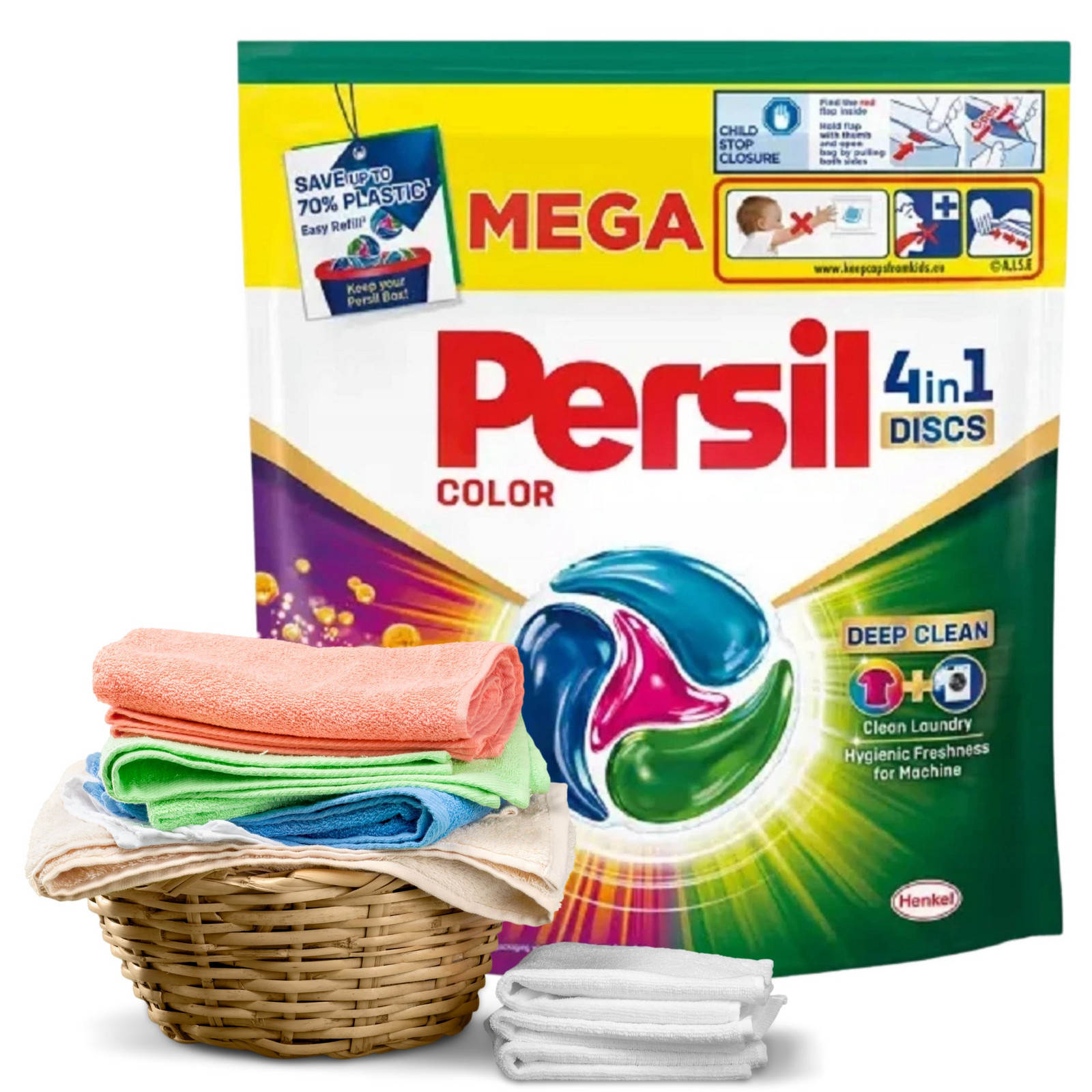 Persil Kapsle Na Praní Color 54 Kusů dobře rozpustné voní