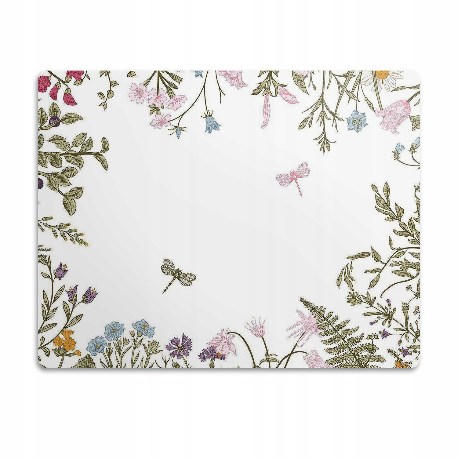 Podložka pod misku pro psa Jarní květiny rámeček 60x40