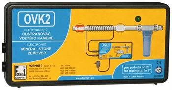 Odstraňovač vodního kamene FORMAT OVK2 pro potrubí do 2 coulu