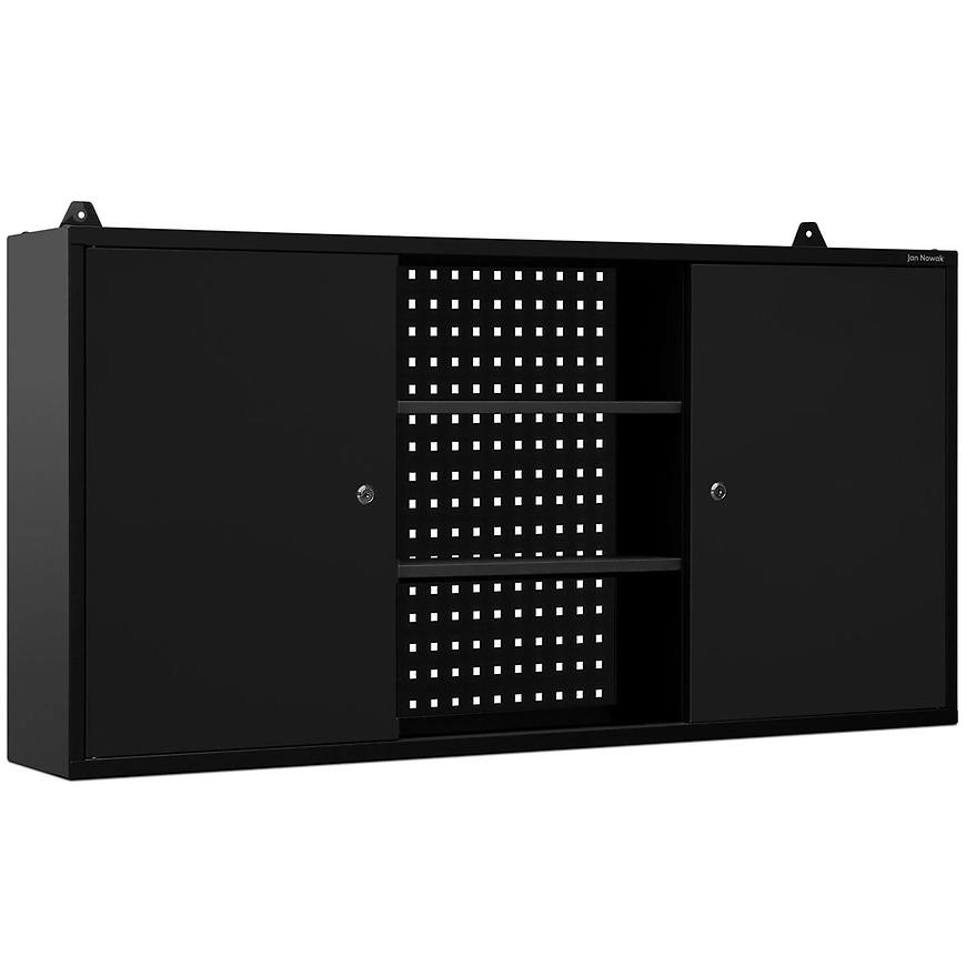 Kancelářská skříň Ben kov černá